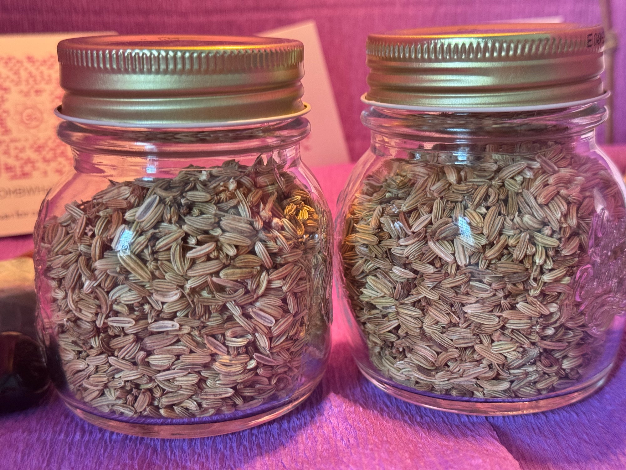 Pots of Fennel Seed Tea